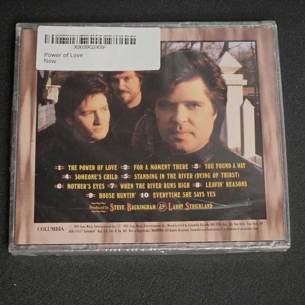 Sealed Matthews Wright & King Power Of Love CD 1992 Columbia Country New - Picture 6 of 6